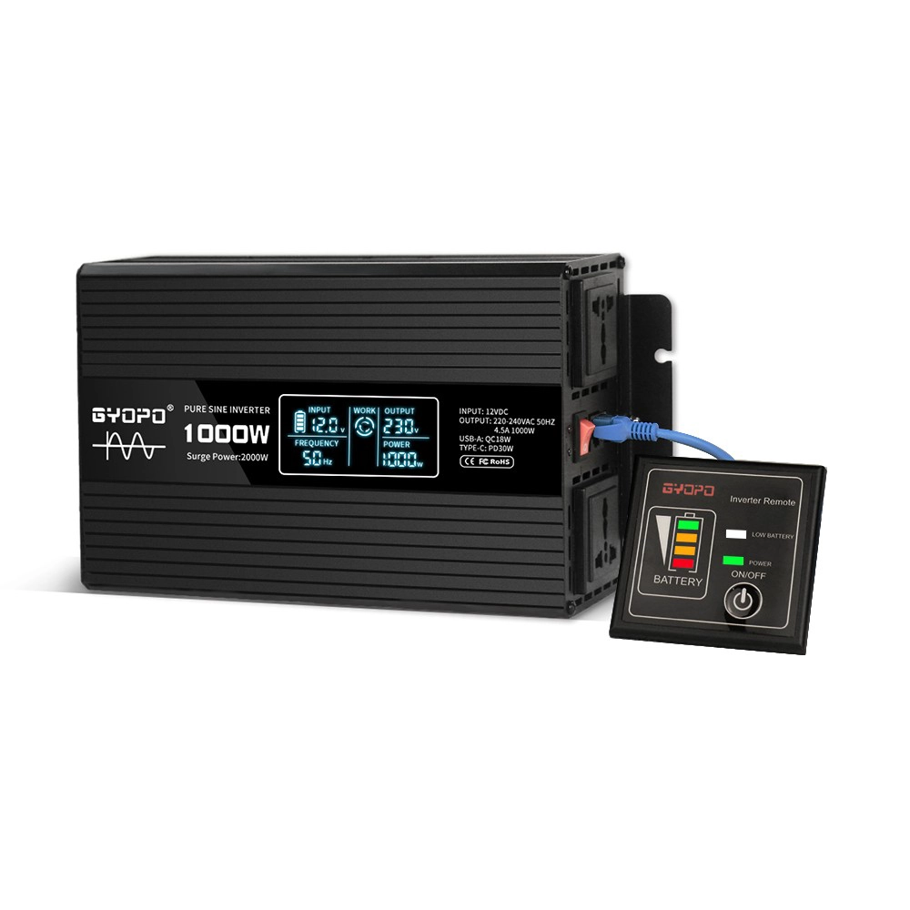 24V 1000W Pure Sine Power Inverter