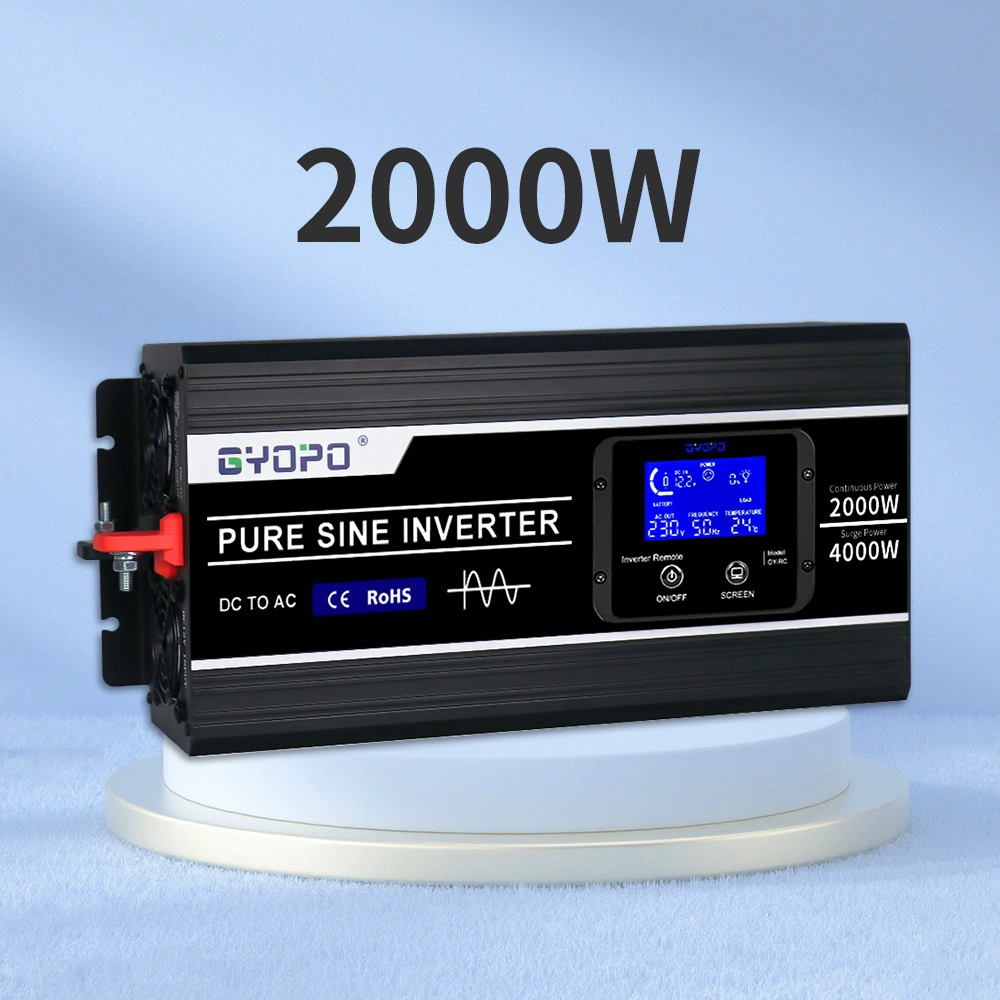 China 12V 2000W Inverter w/Detachable LCD manufacturer