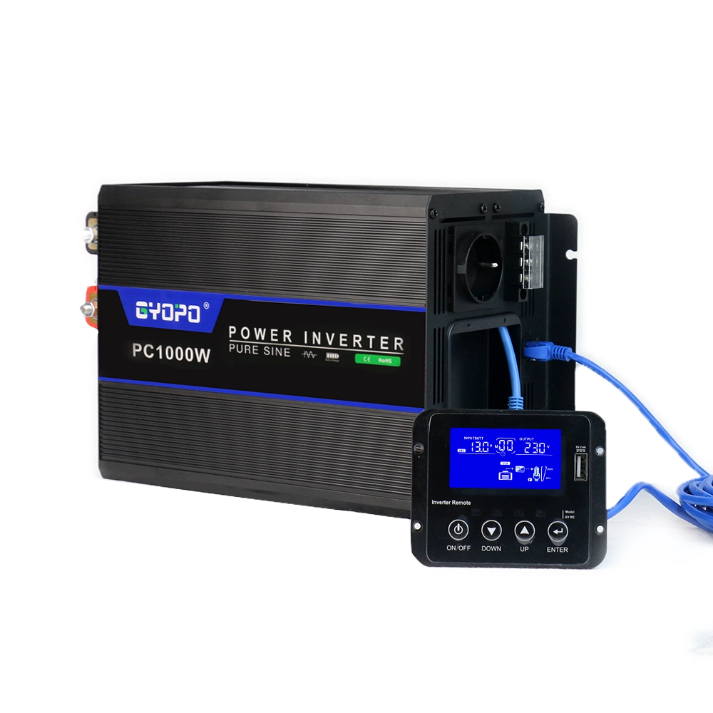 China 12V 220V 1000W UPS Inverter Chargers w/Detachable LCD- manufacturer