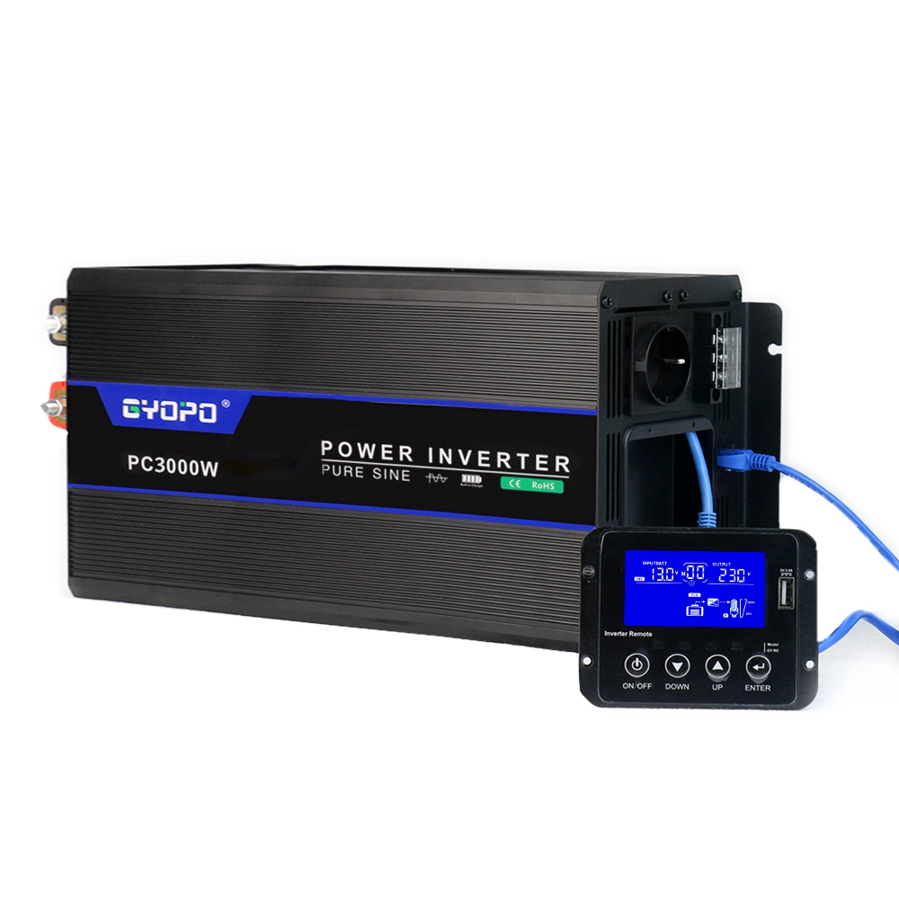 China 12V 220V 3000W UPS Inverter Chargers w/Detachable LCD- manufacturer