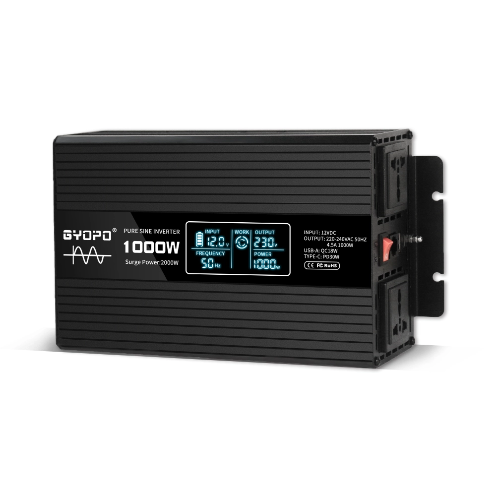12V 220V 1000W Pure Sine Power Inverter