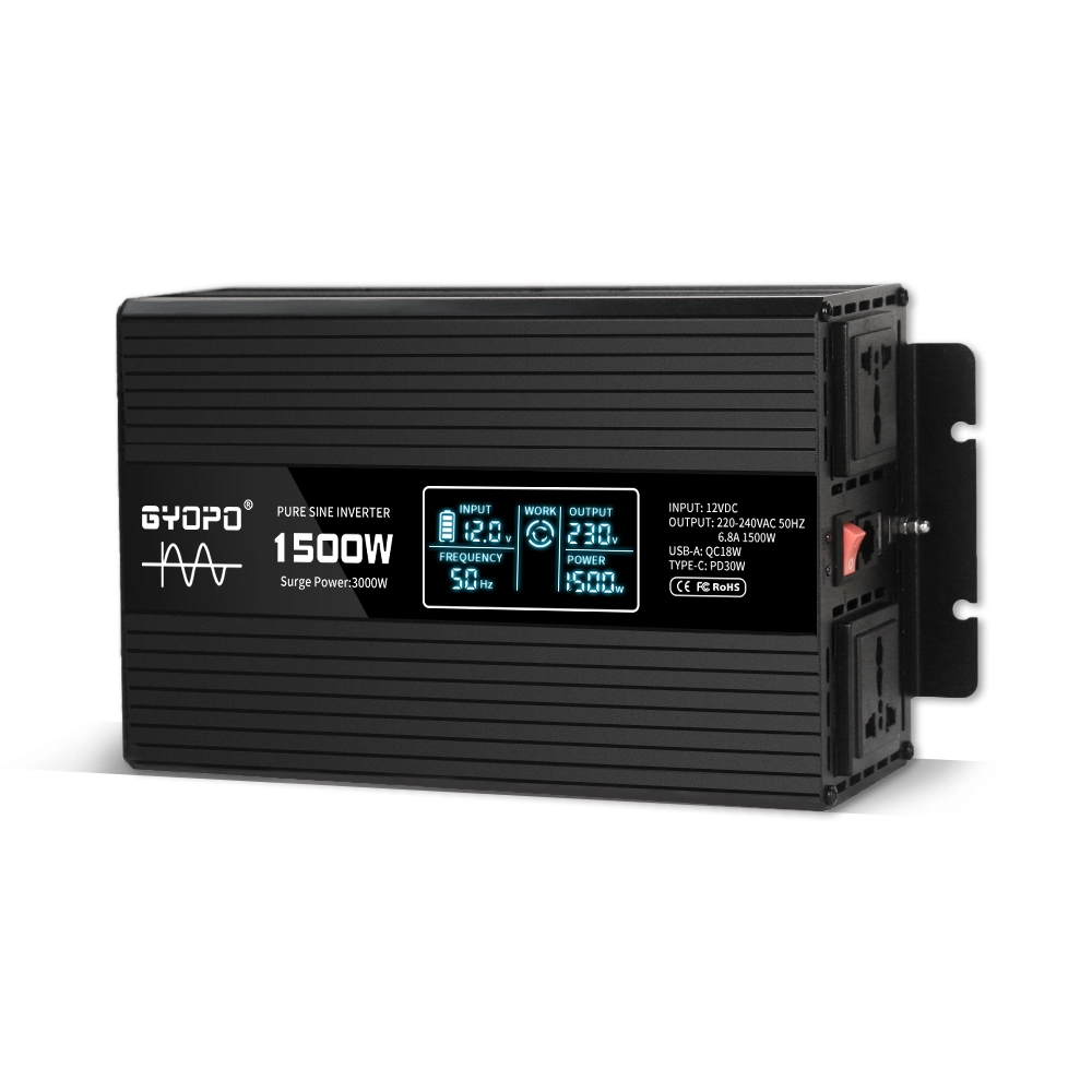 12V 220V 1500W Pure Sine Power Inverter