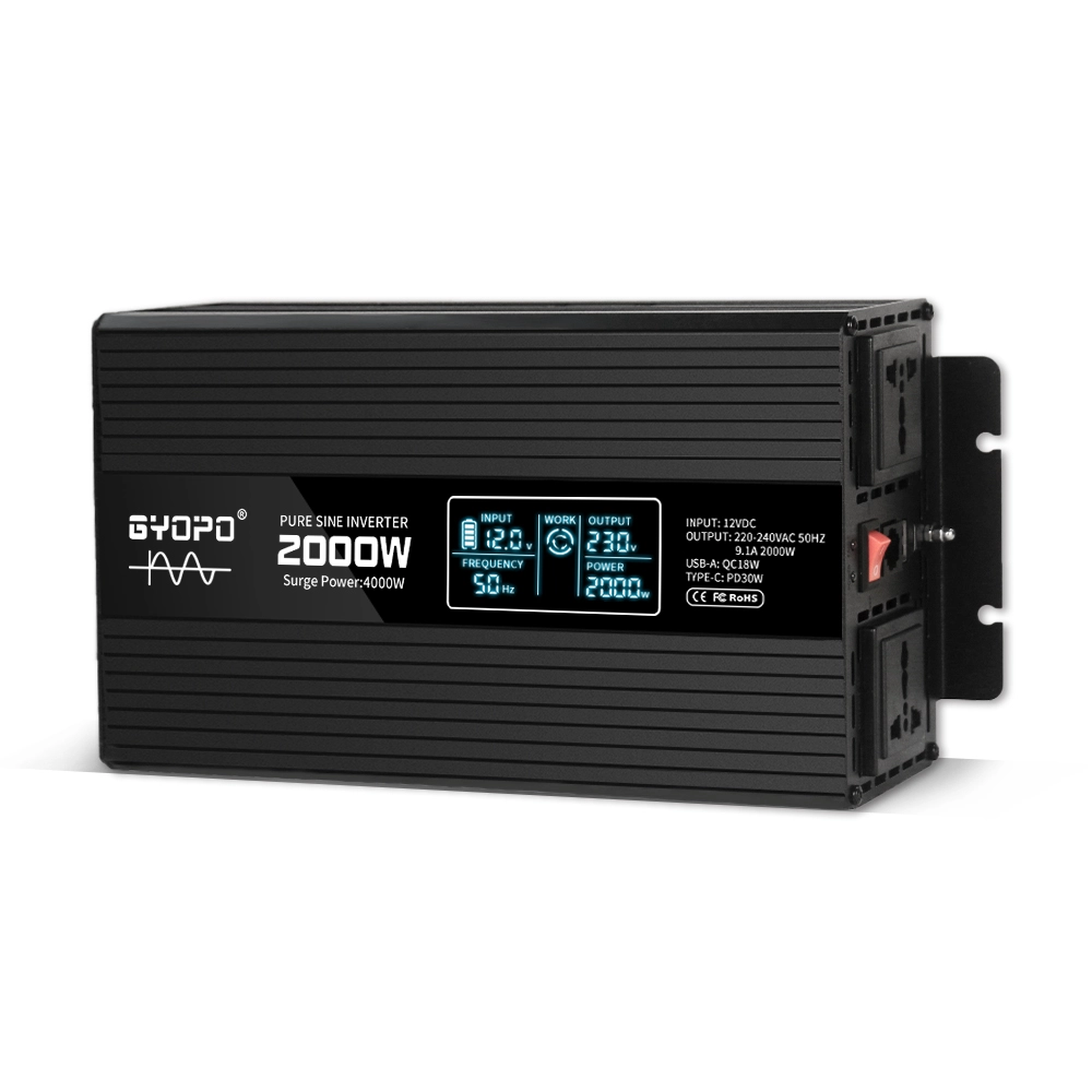 12V 220V 2000W Pure Sine Power Inverter