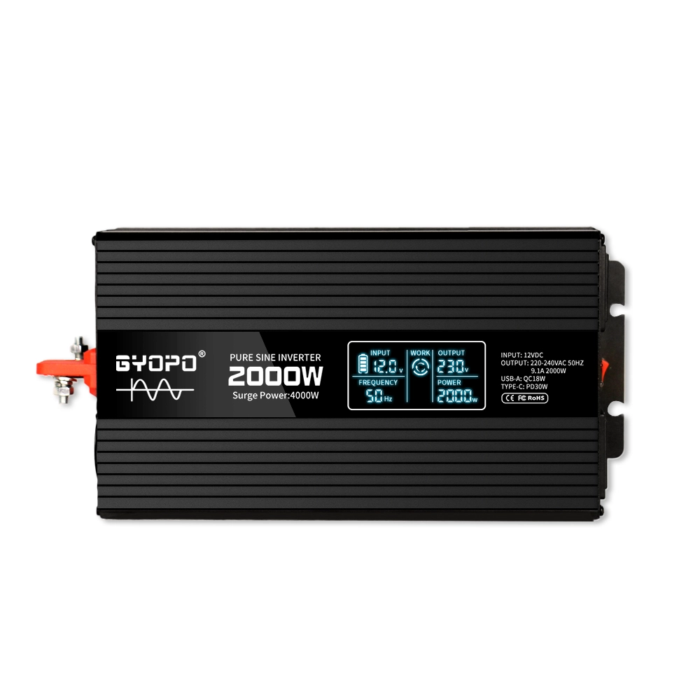12V 220V 2000W Pure Sine Power Inverter