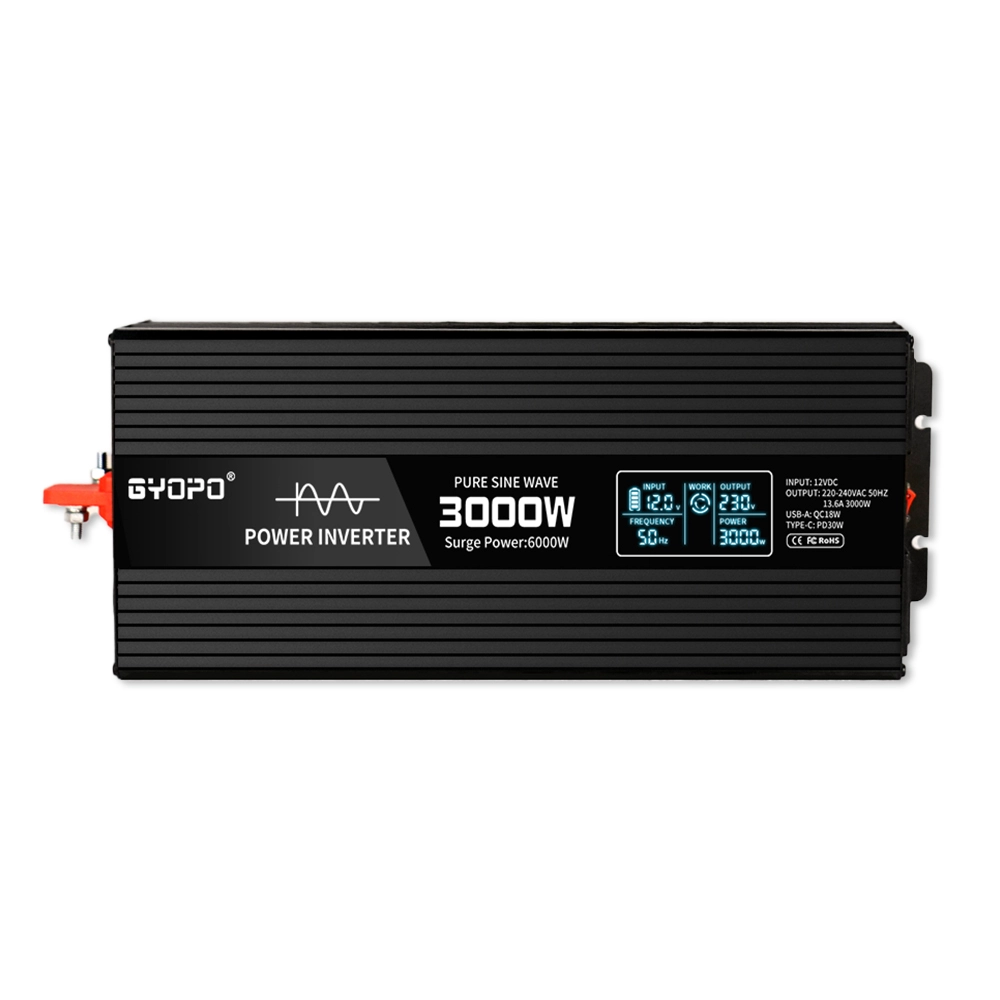 12V 220V 3000W Pure Sine Power Inverter