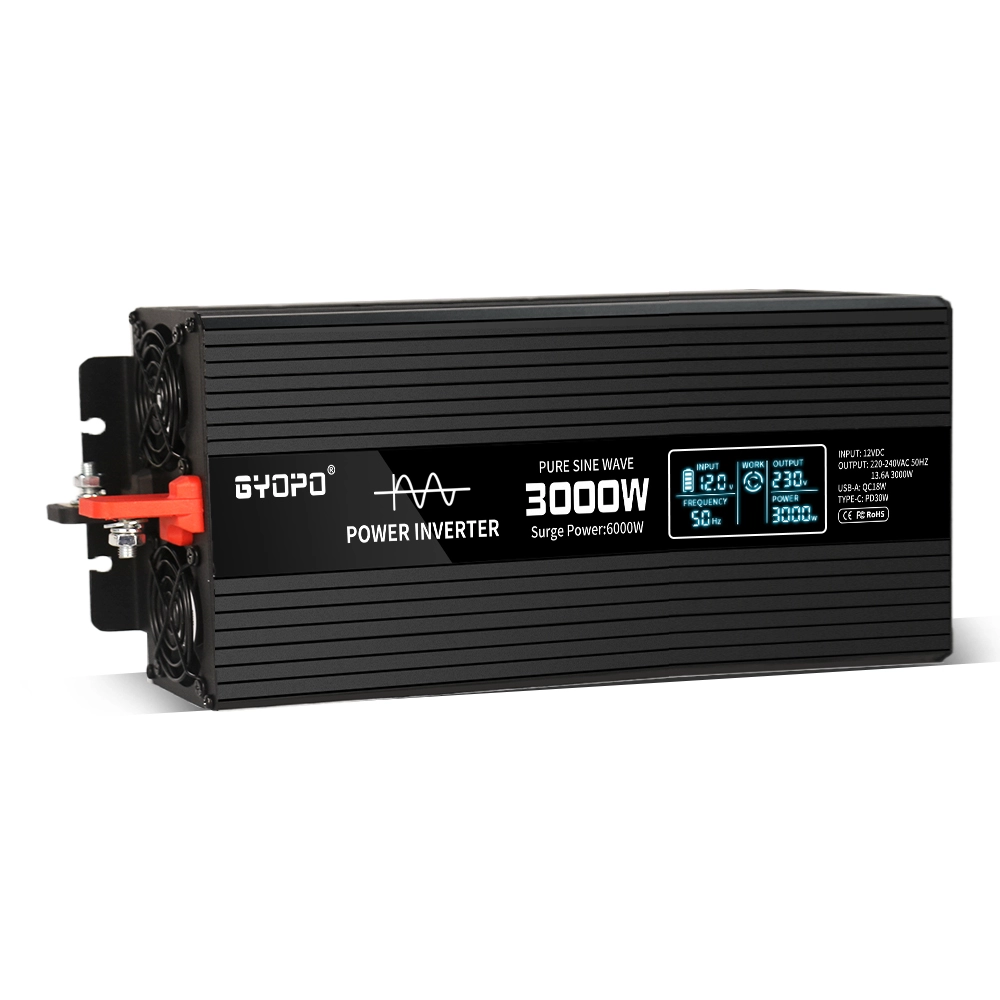 12V 220V 3000W Pure Sine Power Inverter