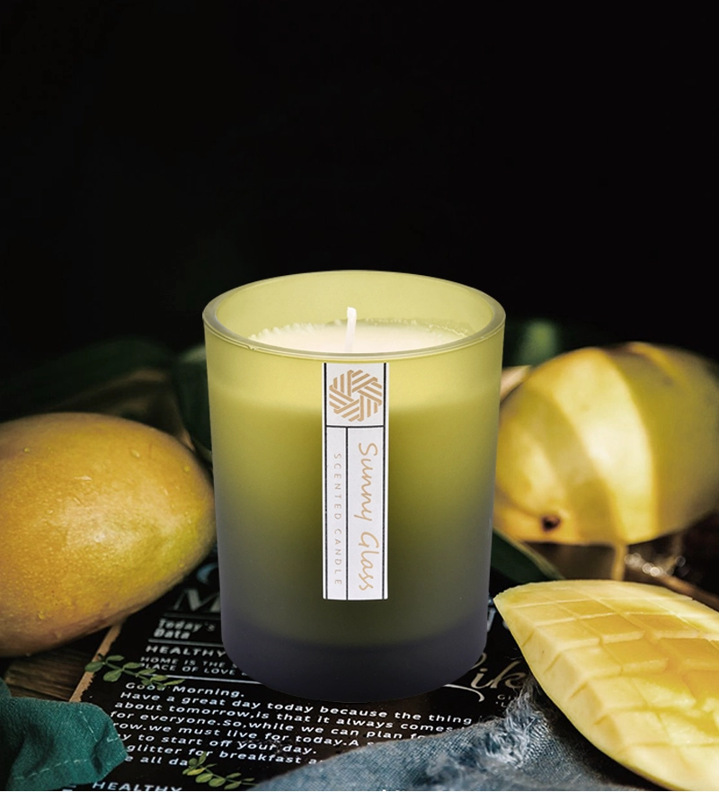 10oz 300ml Frosted Colored Glass candle containers home decor 10oz 300ml Frosted Colored Glass candle containers home decor