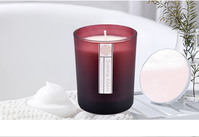 10oz 300ml Frosted Colored Glass candle containers home decor 10oz 300ml Frosted Colored Glass candle containers home decor