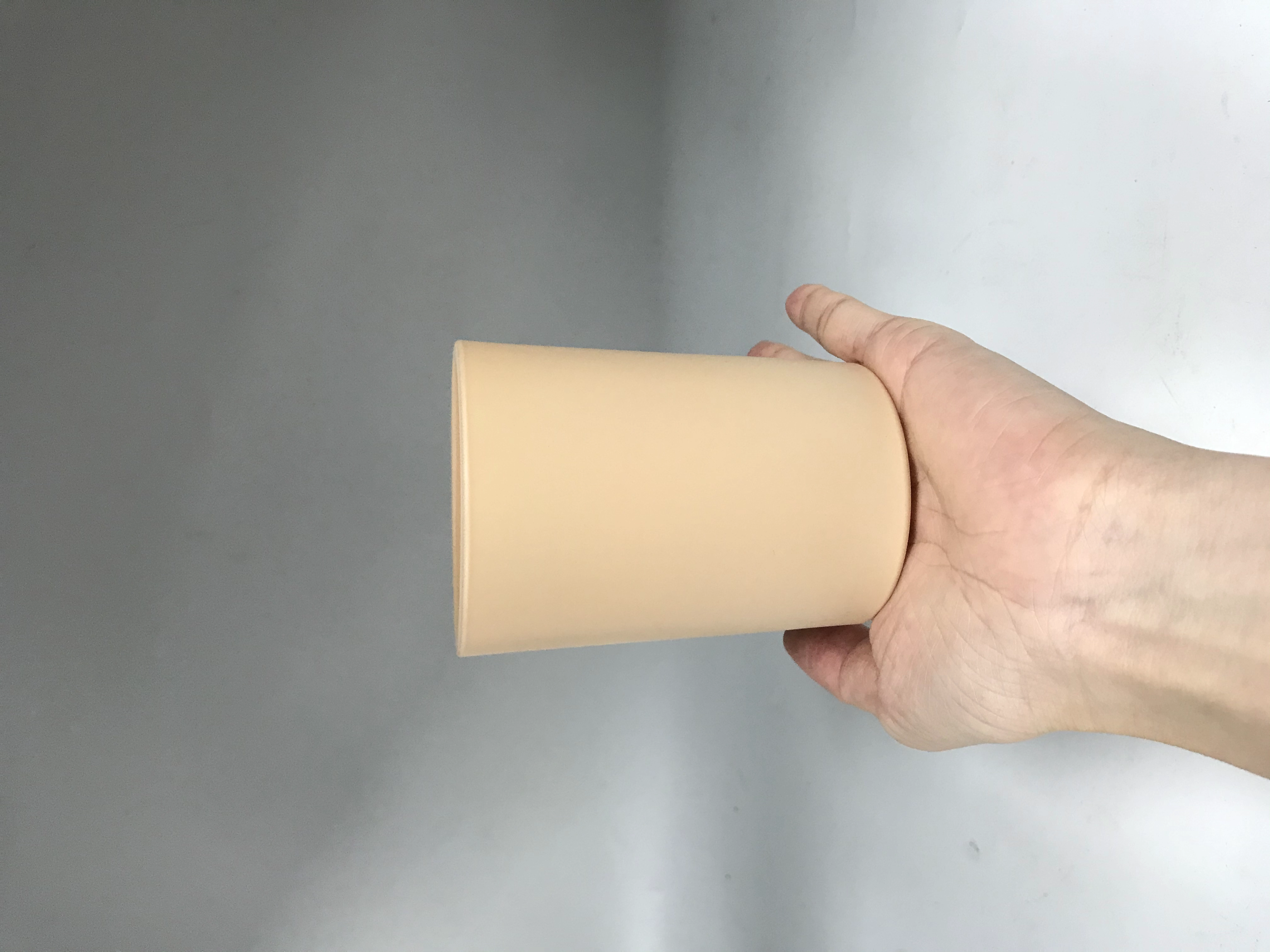 Matte color sprayed overall glass candle jars with thick wall Matte color sprayed overall glass candle jars with thick wall