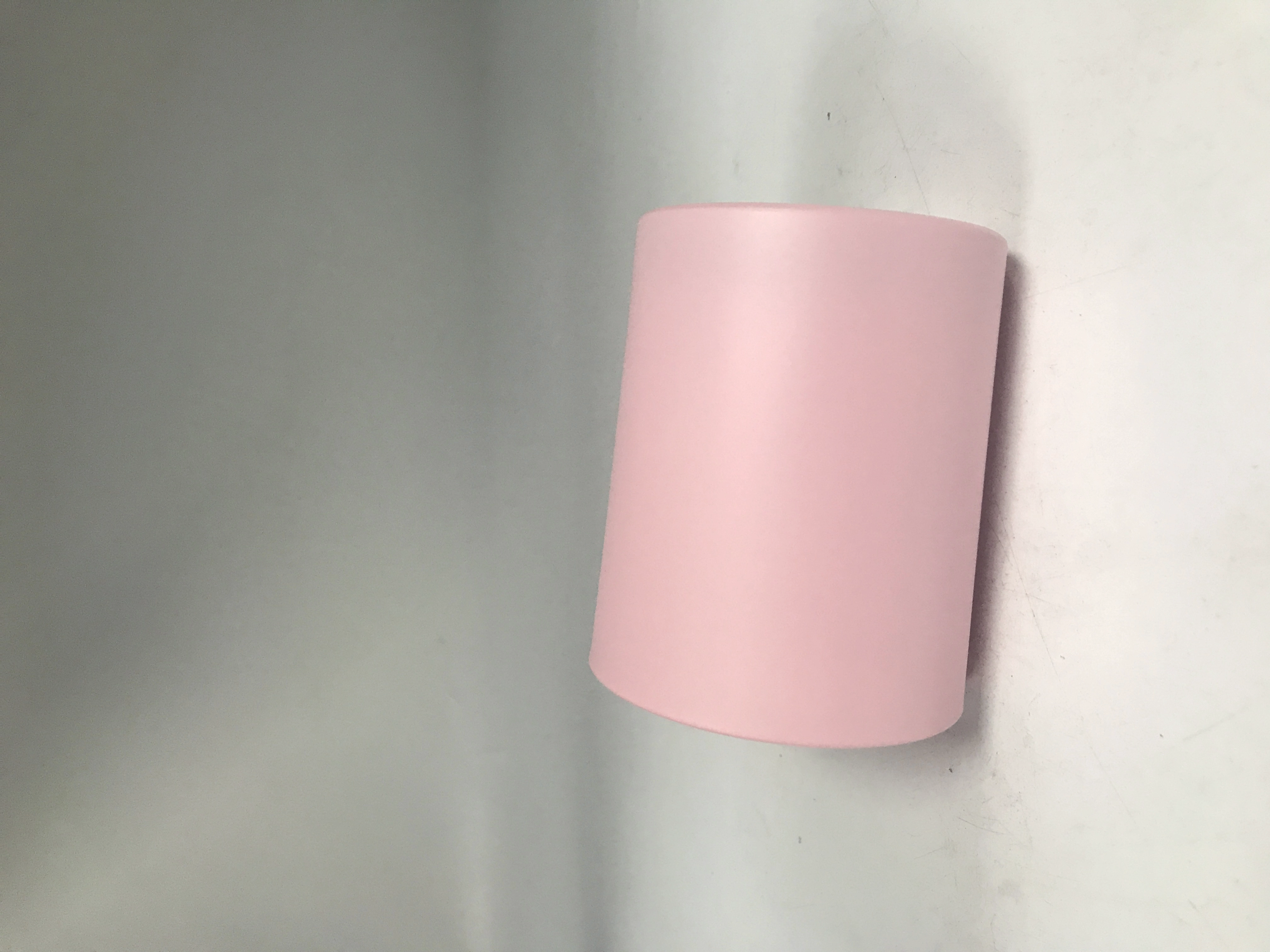 Pink color glass candle jars wholesale 8oz candle holders