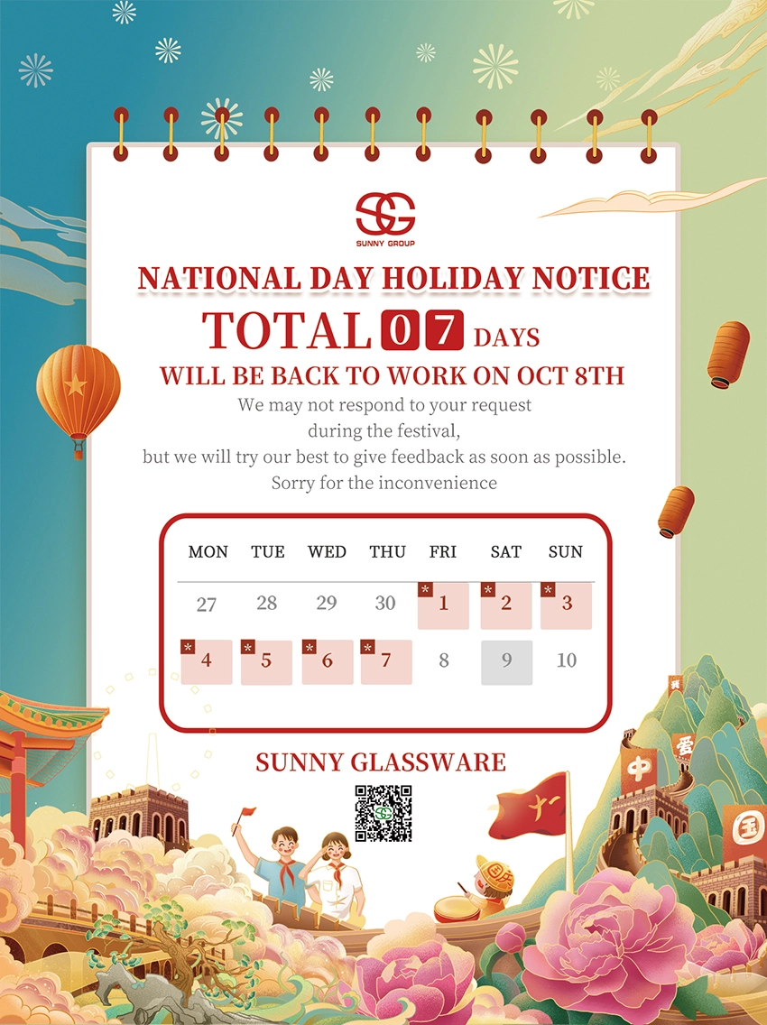 Sunny Glassware National Holiday