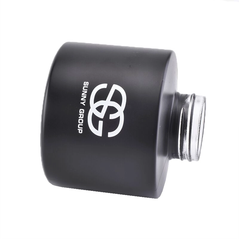 round black matte glass reed diffuser bottle 100ml 150ml 200ml 250ml