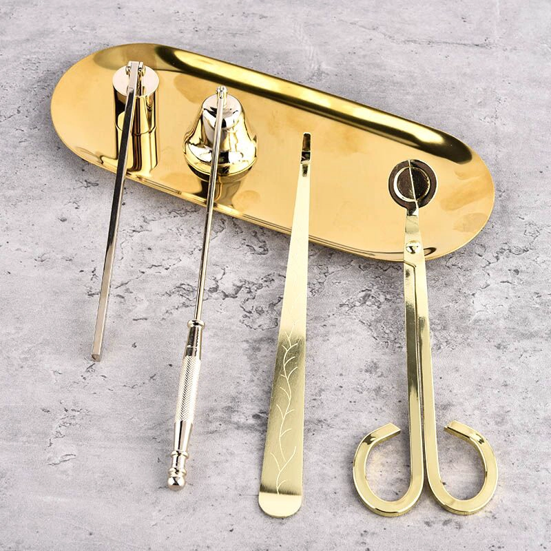 Home decor luxury gold metal candle snuffer Home decor luxury gold metal candle snuffer