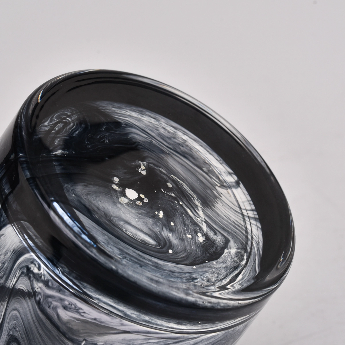 Luxury hand paint artwork glass candle holder Luxury hand paint artwork glass candle holder