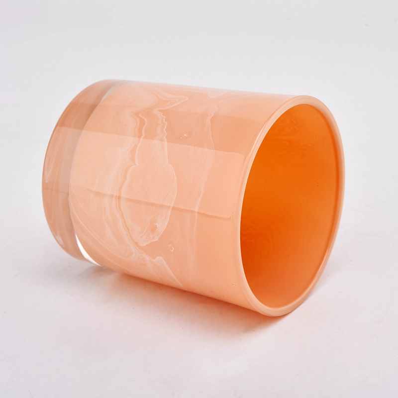 8oz 300ml marble colored glass candle vessel luxury candle Jar 8oz 300ml marble colored glass candle vessel luxury candle Jar