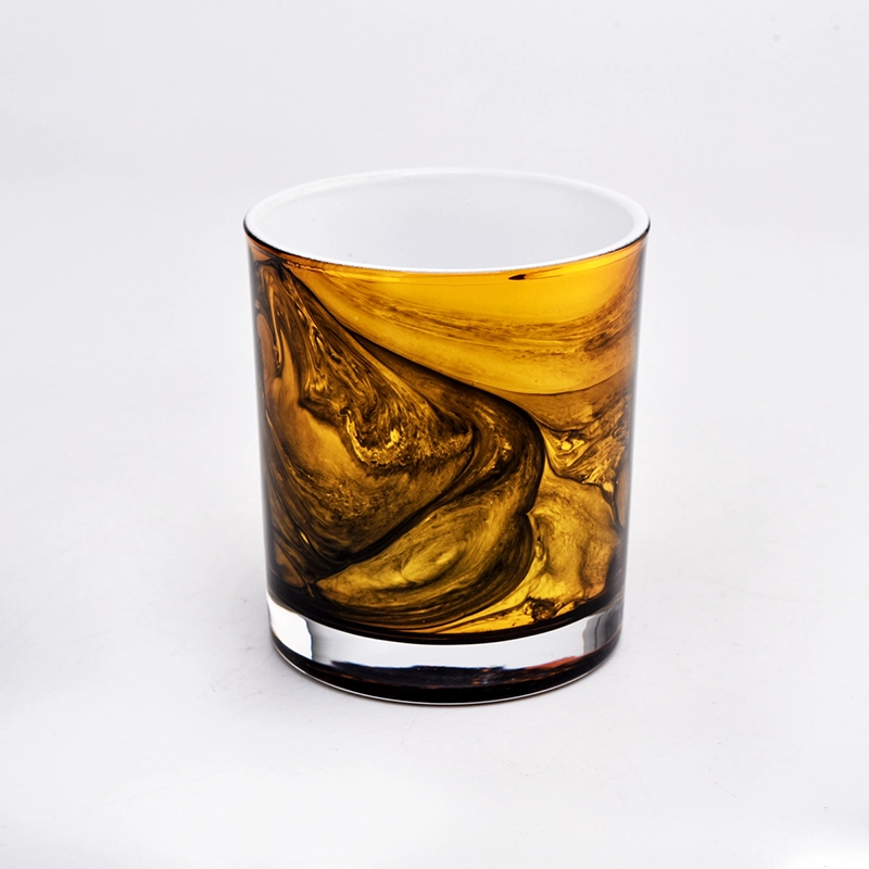 Sunny glass candle jars and holders for candle making  