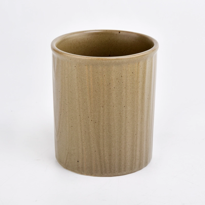 home decor embossed ceramic candle holder