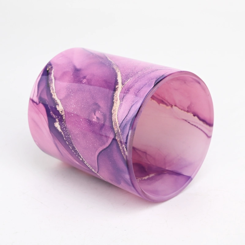 luxury 8oz thermal transfer printing glass candle holder luxury 8oz thermal transfer printing glass candle holder