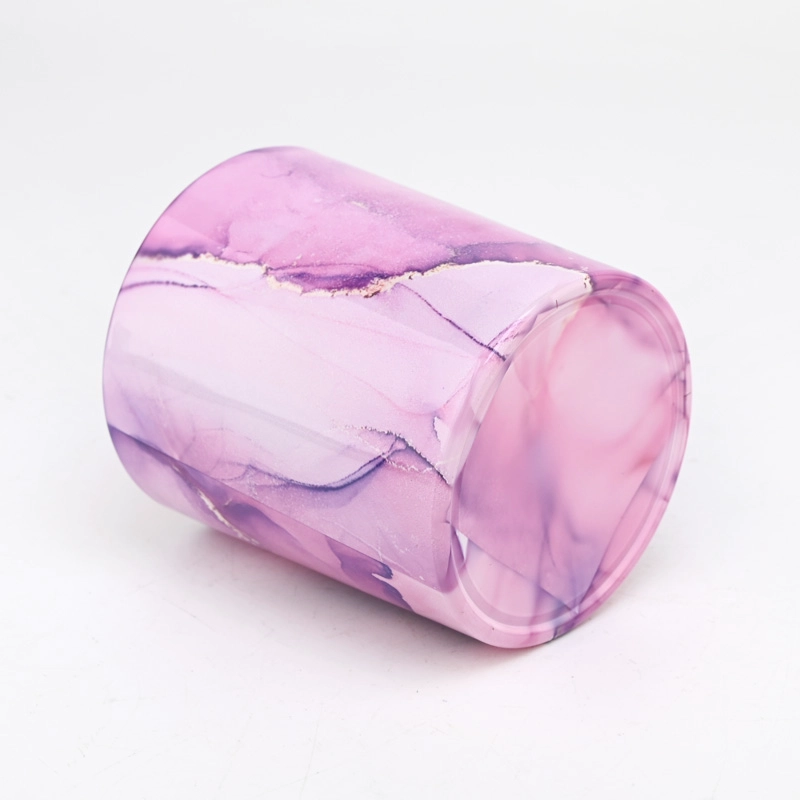 luxury 8oz thermal transfer printing glass candle holder luxury 8oz thermal transfer printing glass candle holder