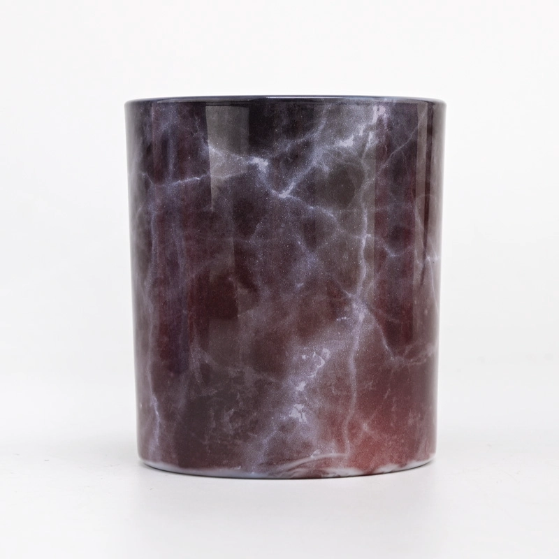 New full size printing 8oz glass candlejar New full size printing 8oz glass candlejar