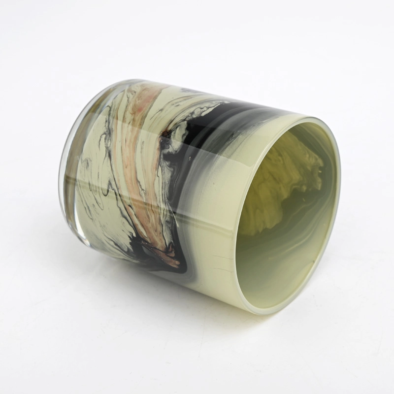 popular round bottom glass candle jar wholesale