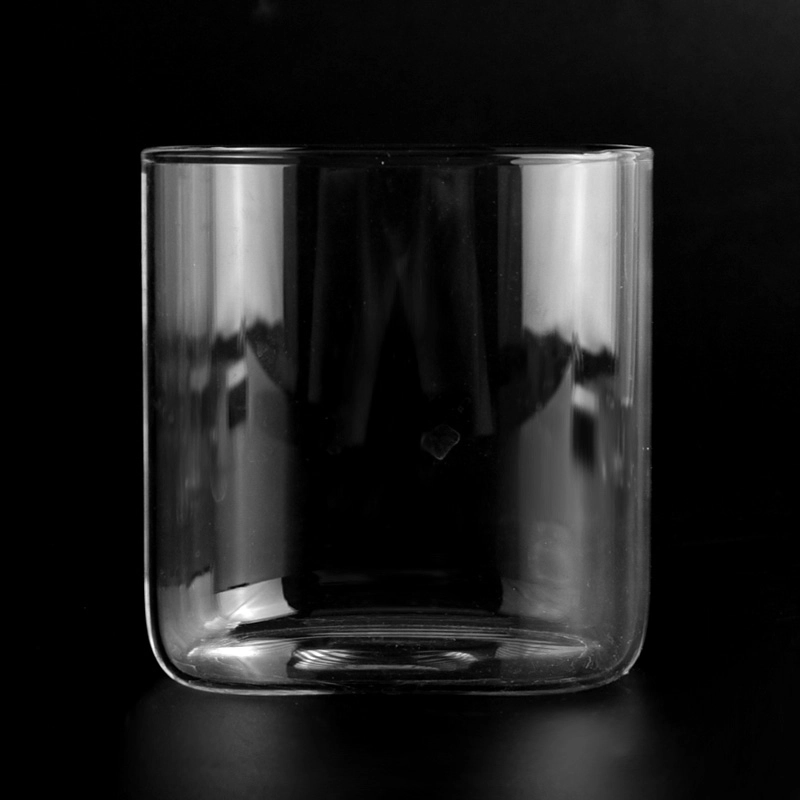 15oz glass candle jar with lid silicone sealing lid