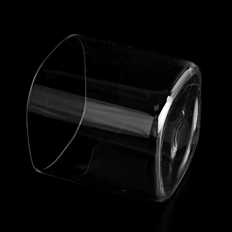 15oz glass candle jar with lid silicone sealing lid