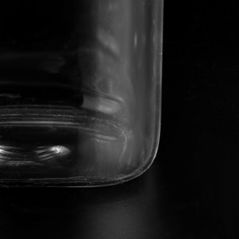 15oz glass candle jar with lid silicone sealing lid