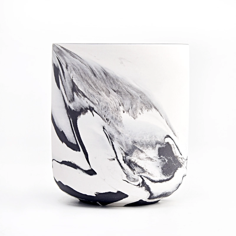 Marbling Ceramic Candle Vessels Wholesale Marble Color Ceramic Candle Holders Marbling Ceramic Candle Vessels Wholesale Marble Color Ceramic Candle Holders