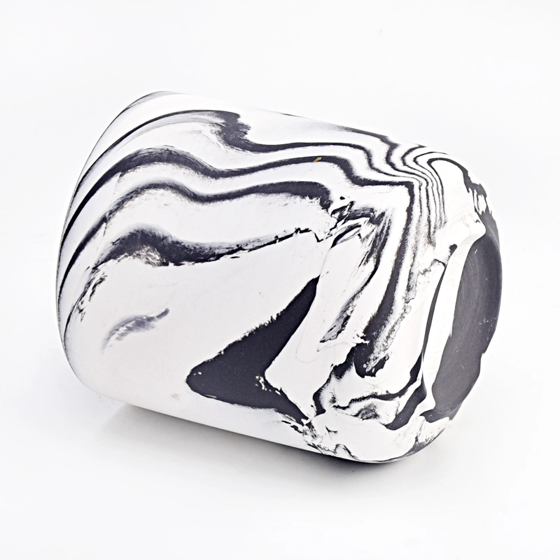 Marbling Ceramic Candle Vessels Wholesale Marble Color Ceramic Candle Holders Marbling Ceramic Candle Vessels Wholesale Marble Color Ceramic Candle Holders