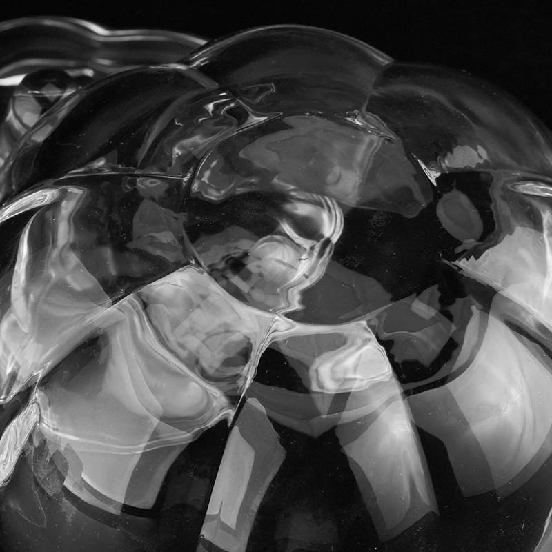 luxury transparent glass pumpkin candle jar with lid luxury transparent glass pumpkin candle jar with lid