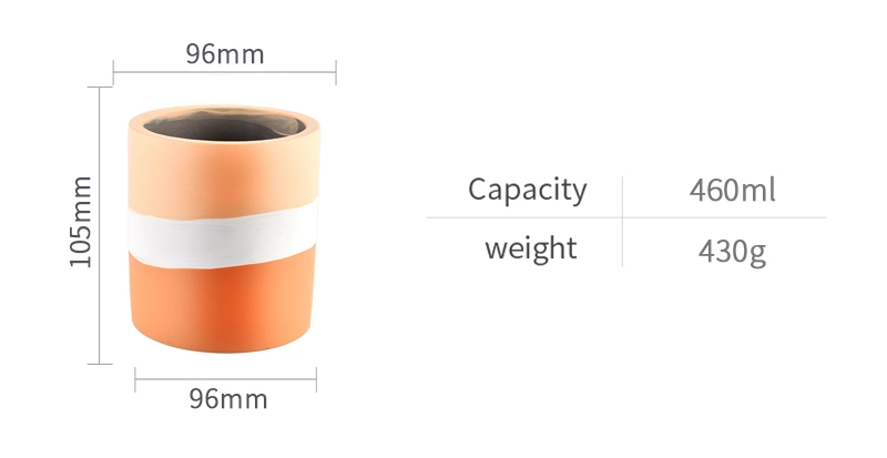 Unique design 16oz concrete candle jars making supplies