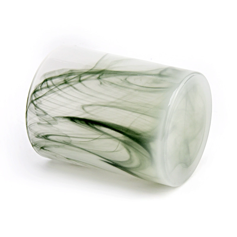 customized candle jars glass hand-painted candle vessels