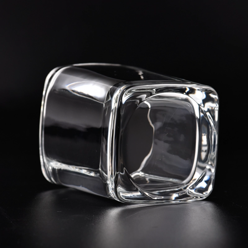 luxury 9oz clear glass candle jars for candle making supplier