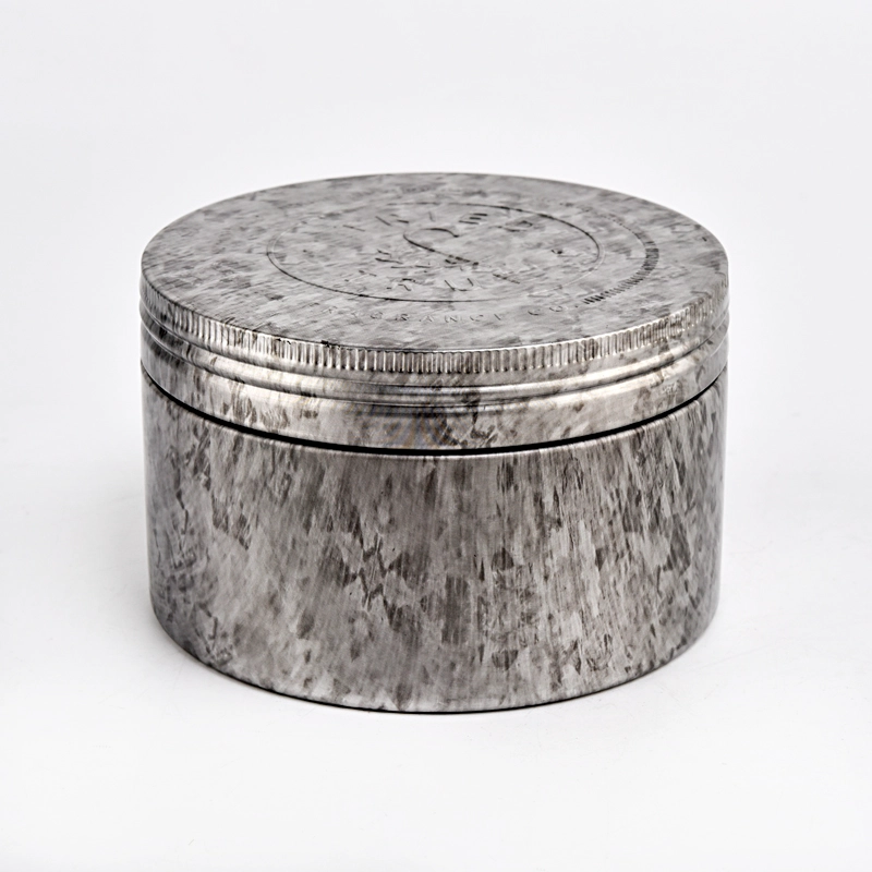 home decor antique metal candle jar with lid