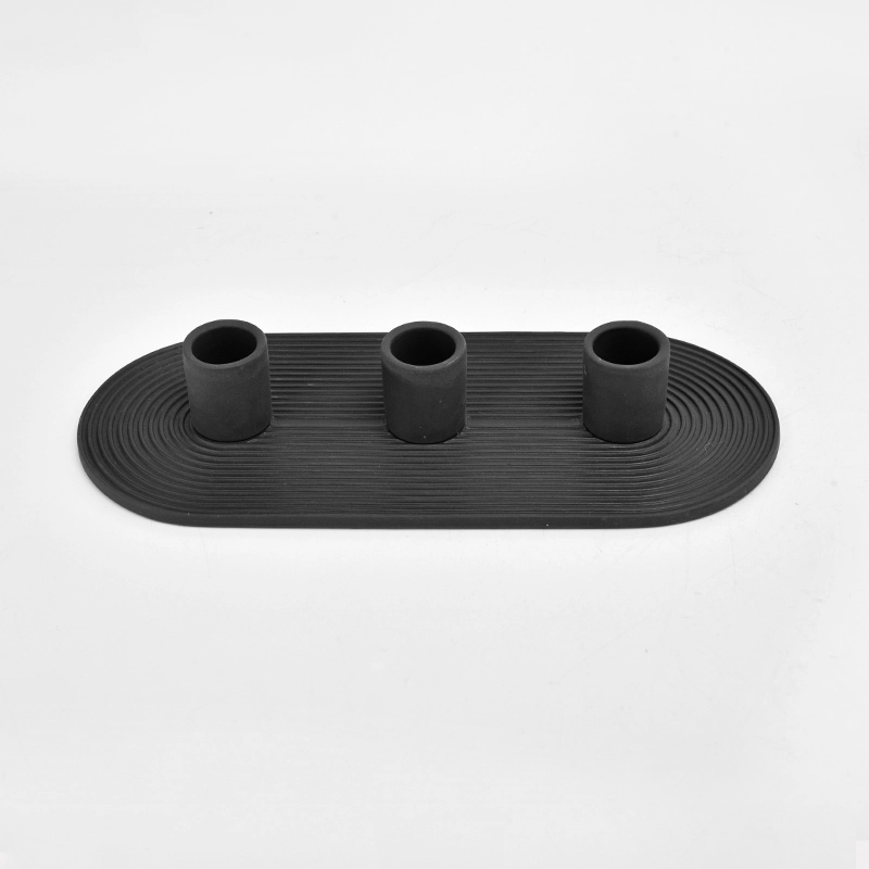 Luxury 3 ceramic candles holder with customized color for wholesale Luxury 3 ceramic candles holder with customized color for wholesale