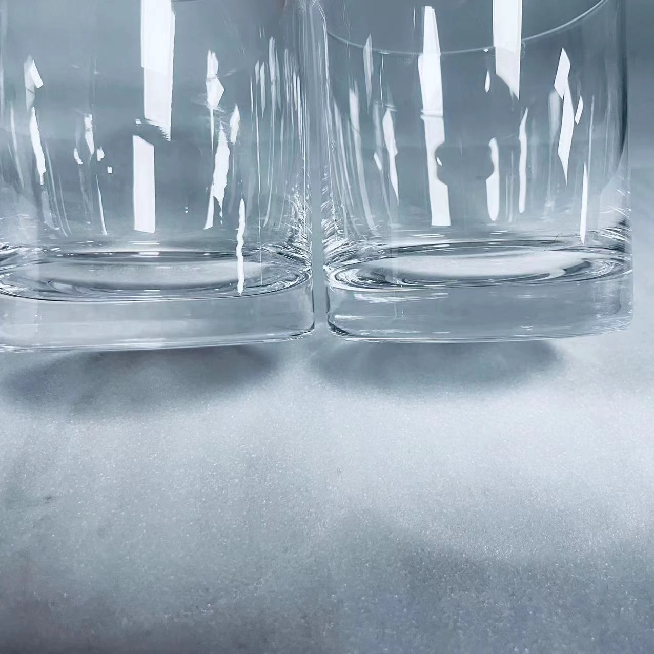 Luxury Machine Blown Popular Glass Candle Holders 918