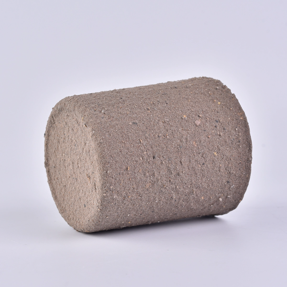 New 300ml glass candle jars with concrete decoration for scented home 