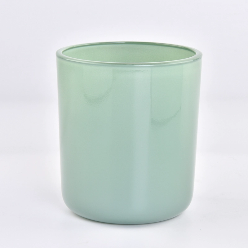hot sales 2 wicks round bottom glass candle jar