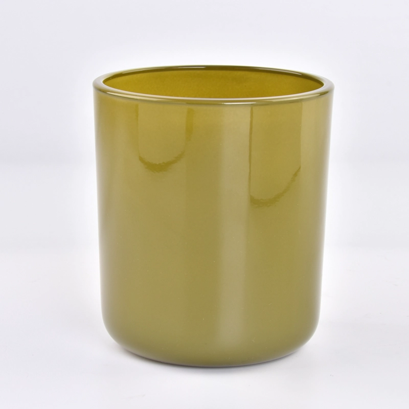 transparent color scented candle vessels glass wholesale