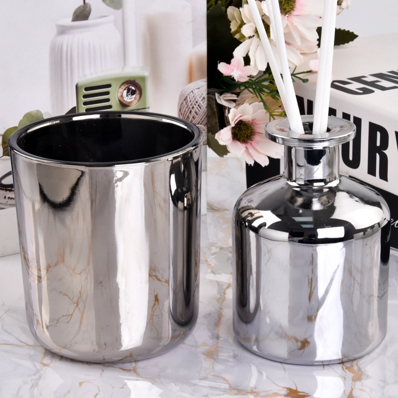 luxury silver glass reed diffuser bottle luxury silver glass reed diffuser bottle