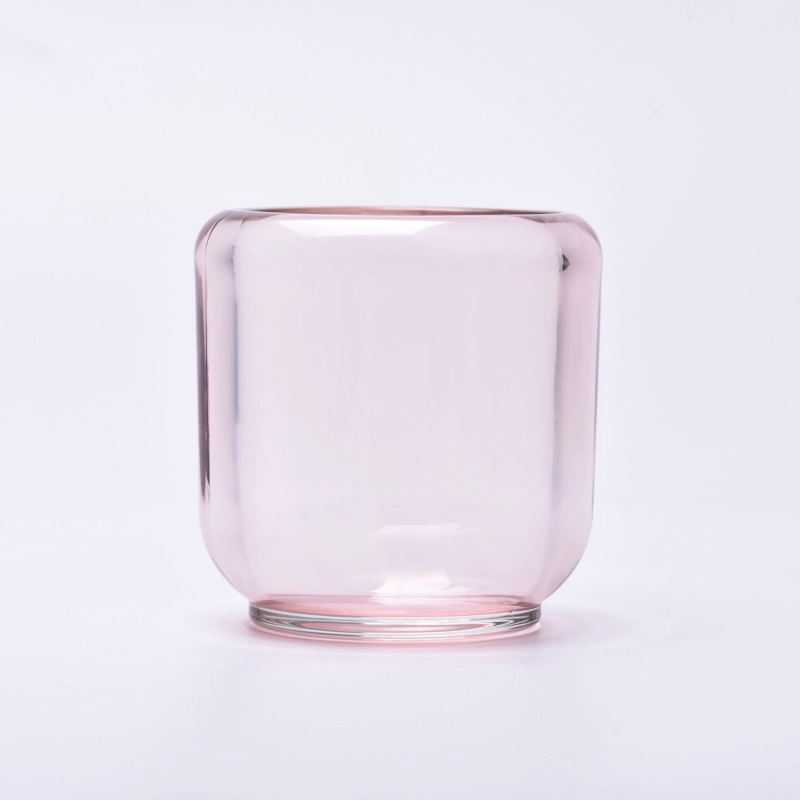 round glass candle jars and candle holders from Sunny