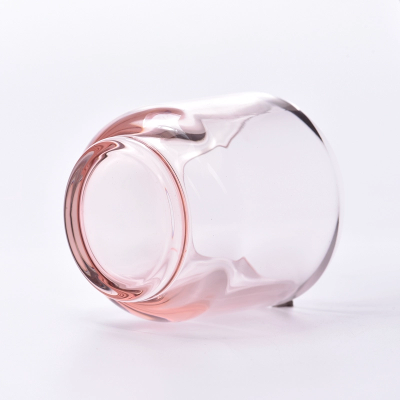 round glass candle jars and candle holders from Sunny