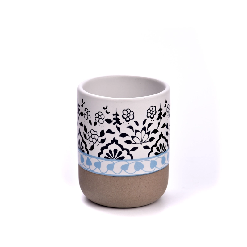 Luxury ceramic candle container small capacity ceramic candle vessel wholesale