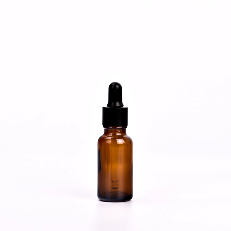 20ml amber glass bottle with dropper 