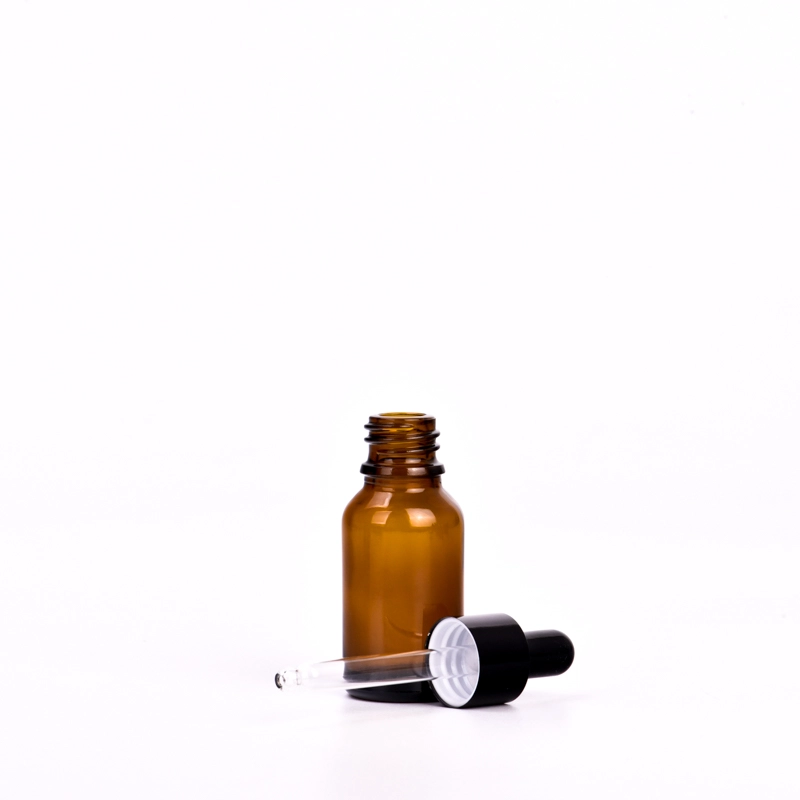 20ml amber glass bottle with dropper 