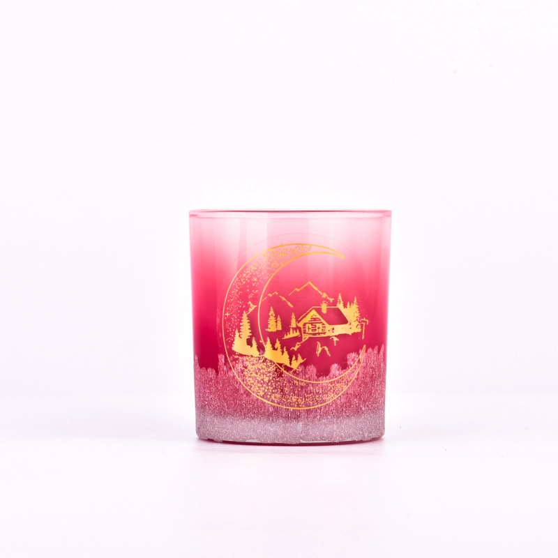 luxury engraving color glass candle jar luxury engraving color glass candle jar