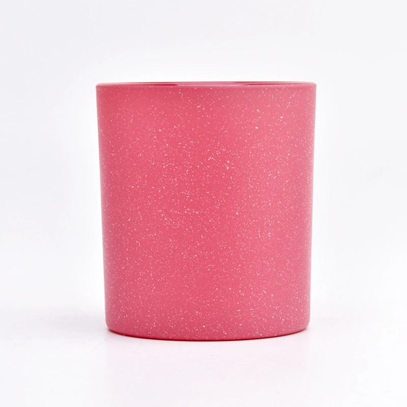 8oz 10oz luxury pink solid glass candle jars suppliers