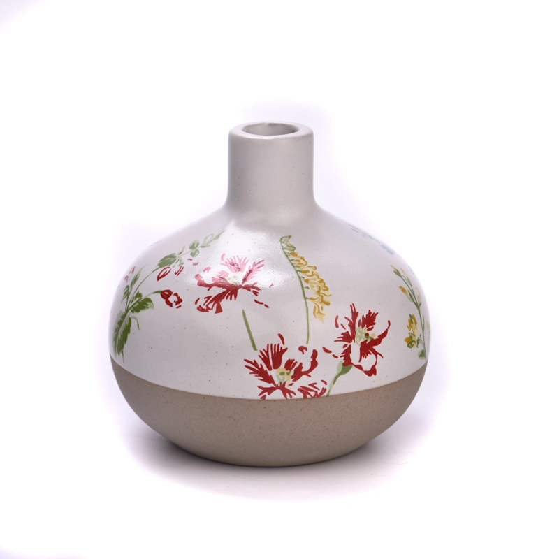 Rainbow ceramic diffuser bottles for home fragrance