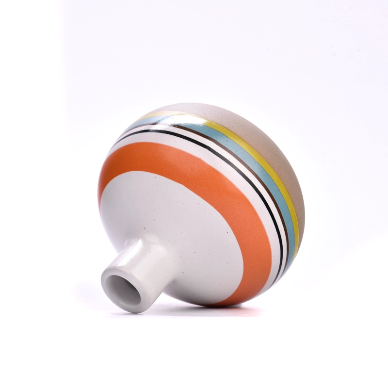 Rainbow ceramic diffuser bottles for home fragrance